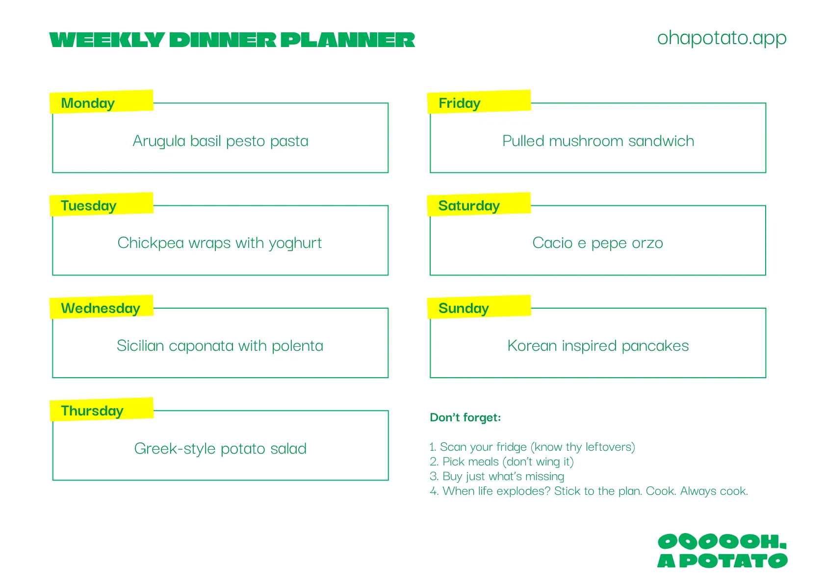 Sample with Recipes
